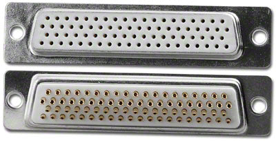 Pan Pacific DHS-78S, 78 Pin Female High Density D-Sub Solder Type Connector