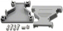 DP-25/9C-G, DB25 TO DB9 Plastic Serial Adaptor Gray