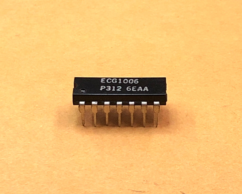 ECG1006, FM Multiplex Stereo Demodulator IC ~ 14 Pin DIP (NTE1006)