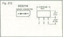 ECG114 Series Dual Diode Selenium Rectifier for TV Horizonal AGC ~ (NTE114)