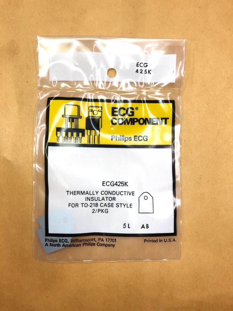 ECG425K Thermally Conductive Insulator for TO-218 Package Devices 2 Pack
