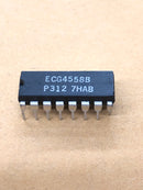 ECG4558B, CMOS BCD To 7 Segment Decoder ~ 16 Pin DIP (NTE4558B)