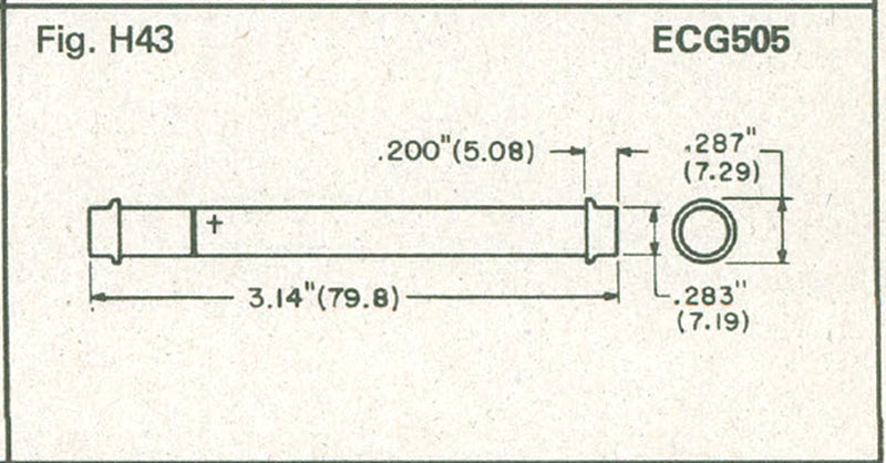 ECG505 High Voltage Selenium Rectifier Rated @ 21,400 PRV ~ (NTE505)