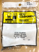 Philips ECG ECG5185A, 9.1V @ 10W Zener Diode 5% ~ DO-4 Anode Case (NTE5185A)