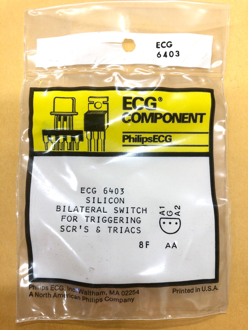 ECG6403, SBS Silicon Bilateral Switch ~ TO-92 Package (NTE6403)
