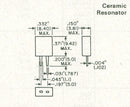 ECG649, 503.5 KHz Ceramic Resonator ~ 2 Pin Package
