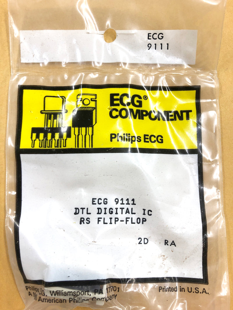 ECG9111, DTL RS Flip Flop ~ 14 Pin DIP (NTE9111)
