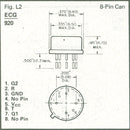 ECG920, Dual Toggle Flip-Flop with Reset ~ TO-5, 8 Pin Metal Can (NTE920)