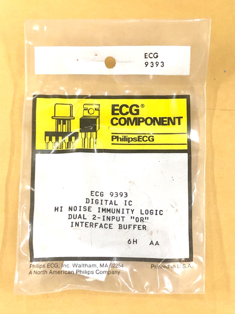 ECG9393, HLL Dual 2-Input OR Gate Interface Buffer ~ 8 Pin DIP (NTE9393)