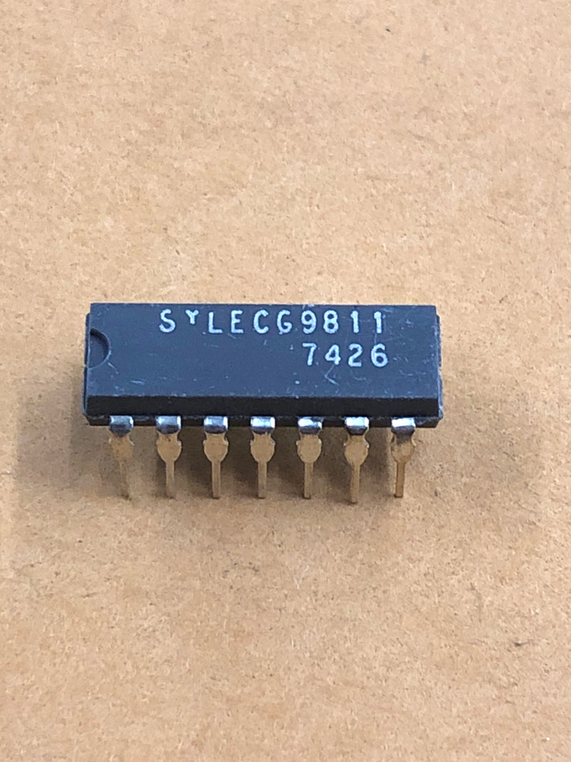 ECG9811, DTL Quad 2-lnput NOR Gate (2K Ohm Pull-up) ~ 14 Pin DIP (NTE9811)