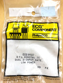 ECG9910, RTL Dual 2-lnput NOR Gate-Low Power ~ TO-5, 8 Pin Metal Can (NTE9910)