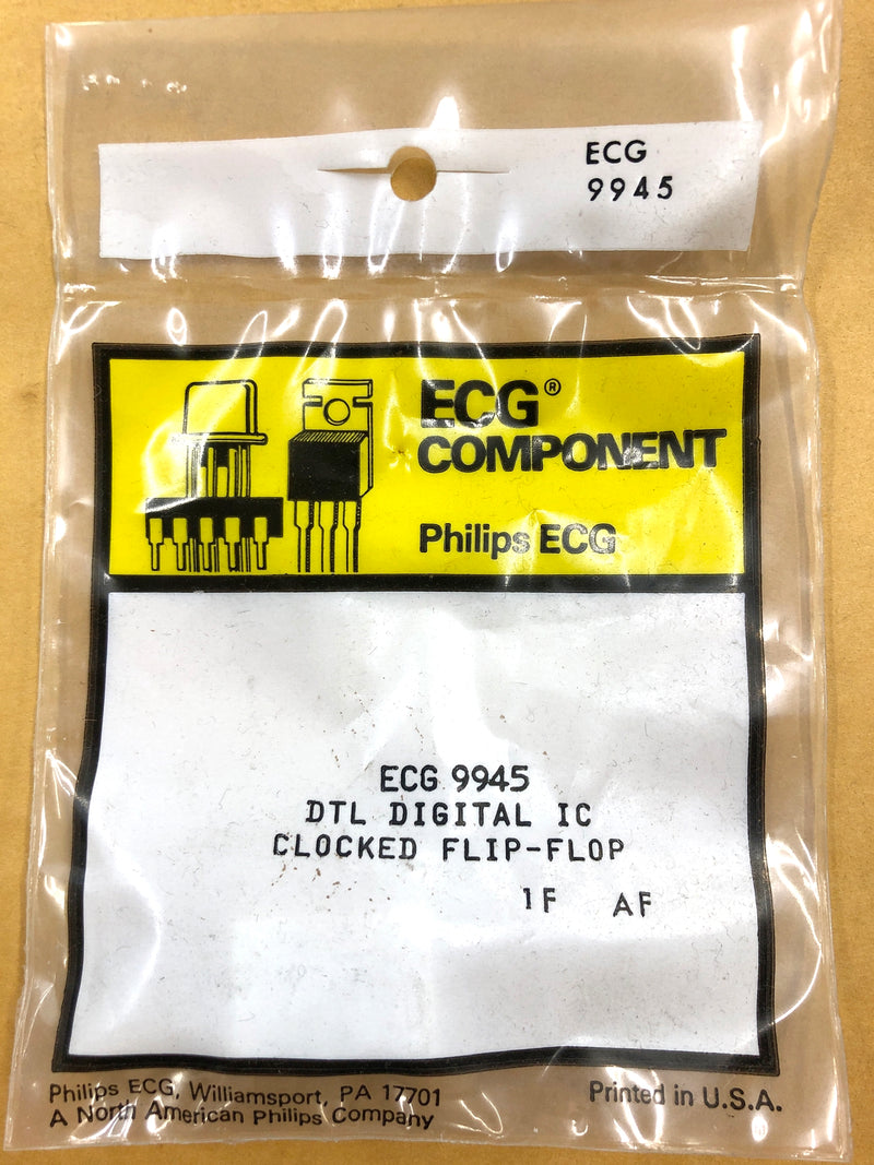 ECG9945, DTL RS Clocked Flip-Flop ~ 14 Pin DIP (NTE9945)