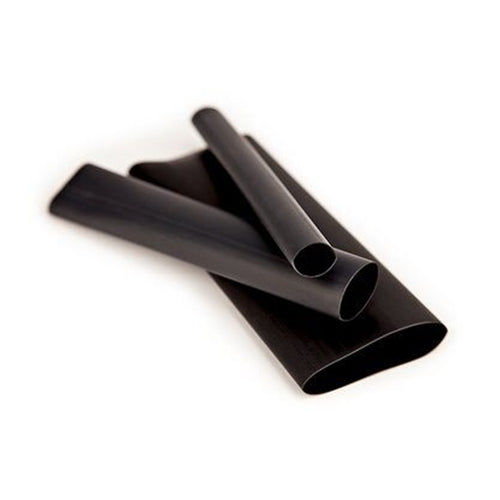 1" Black 4FT Length of 3M EPS200 Adhesive Lined 2:1 Ratio Polyolefin Heat Shrink