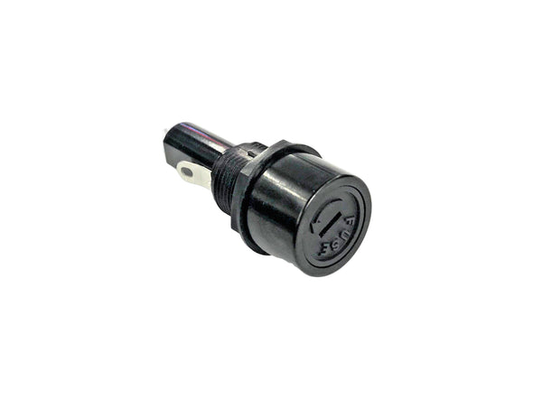 F-85, Sato Parts 3AG Fuse Holder High Profile Panel Mount with Screw In Cap