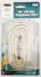 50' Length of Belkin 4 Conductor 24 Gauge SOLID Phone Cable 50 Foot ~ 4C 24AWG