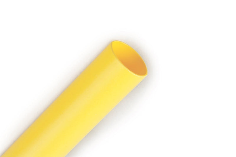 Enviro Sleeve 1.0" YELLOW 4' Length of 2:1 Shrink Ratio Polyolefin Heat Shrink