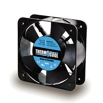 Thermocool G15050HAS Cooling Fan, 100/125V 5.9" x 2.0" 176/198CFM