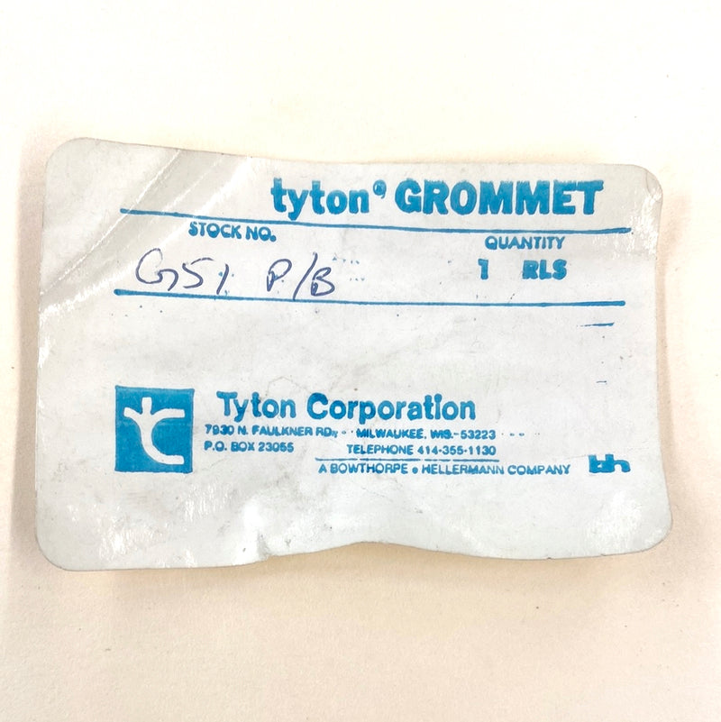 10FT Tyton GROMMET G51PB-PE-NA Edge Protection 1.3-2.1 mm, Natural Polyethylene