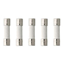 5 Pack of NTE GDA-10A, 10A @ 250V, Ceramic Fast-Acting (Fast Blow) Fuses