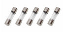 5 Pack of GMA-10A, 1200A 125V Fast Acting (Fast Blow) Glass Body Fuses