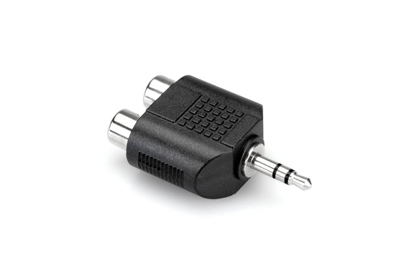 HOSA GRM-193  Adapter, Dual RCA to 3.5 mm TRS