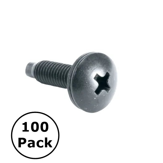 Middle Atlantic # HP, 10-32 Rackscrew Truss-Head - 100 Piece Pack