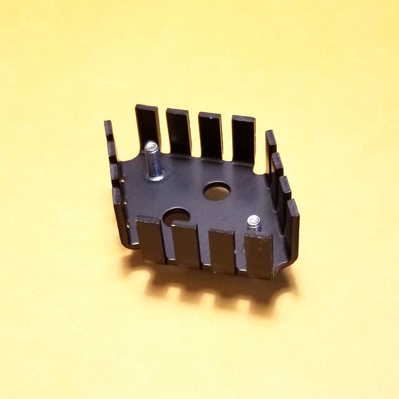 HS-7, Diamond Shaped Heat Sink for TO3 (TO-3) Transistors with Screw Studs