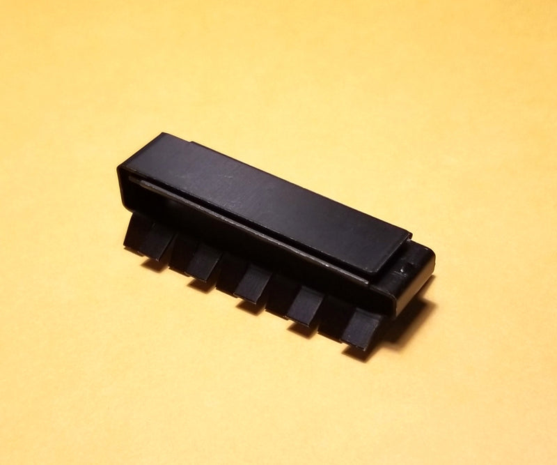 HS-8, Clip-on Heat Sink for 40 Pin DIP Type Package IC ~ Black Aluminum