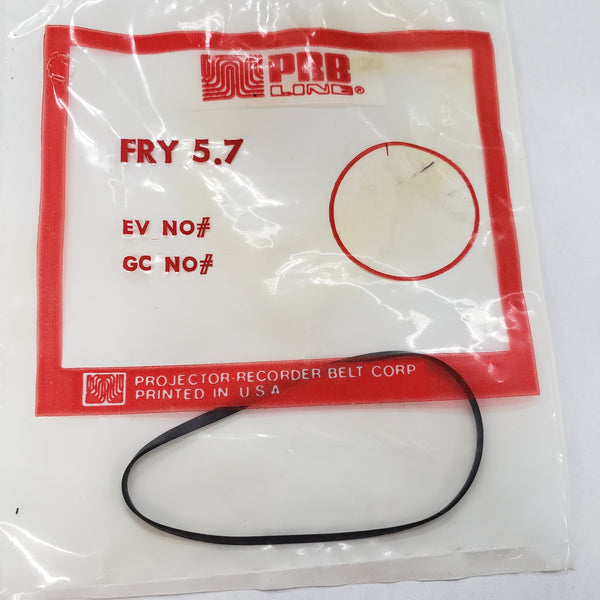 PRB FRY 5.7 Flat Belt for VCR, Cassette, CD Drive or DVD Drive FRY5.7