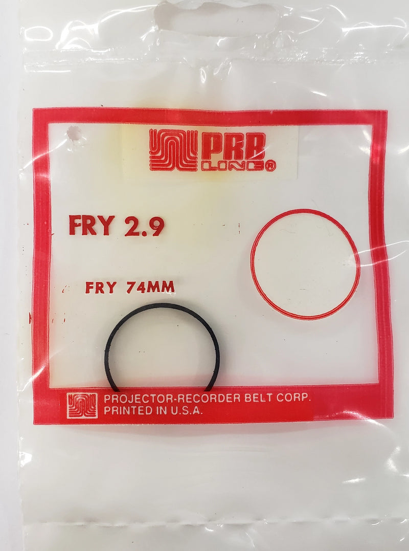 PRB FRY 2.9 Flat Belt for VCR, Cassette, CD Drive or DVD Drive FRY2.9