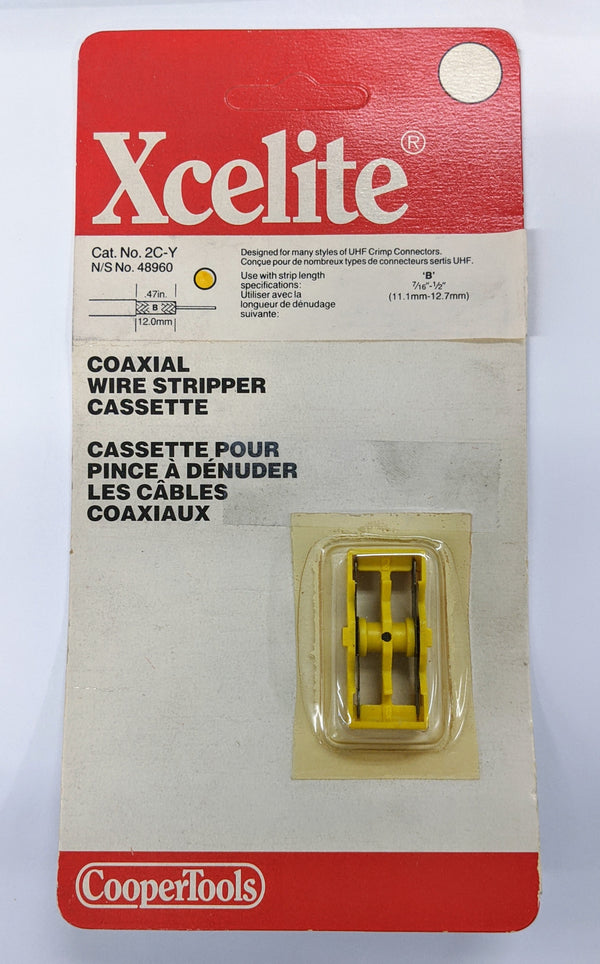 Xcelite 2C-Y Coaxial Wire Stripper Cassette for 2CSKY