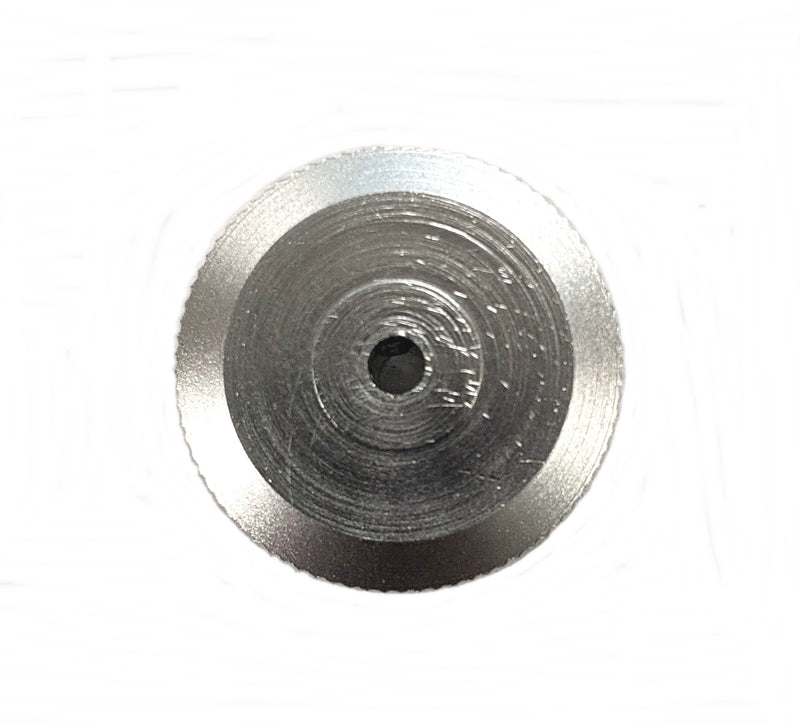 1/8" Shaft, 0.975" Diameter Solid Aluminum Knob (K86)