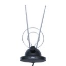 KK411, Rabbit Ear Antenna with Knob Control for VHF/UHF TV Channels & FM Radio