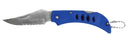 5-1/4" Mini Lock Back Knife with Ball Keychain and Pocket Clip (Black, Blue or Red)