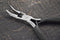 5" Carbon Stainless Steel Bent Nose Needle Nose Pliers w/ Comfort Grip Handle