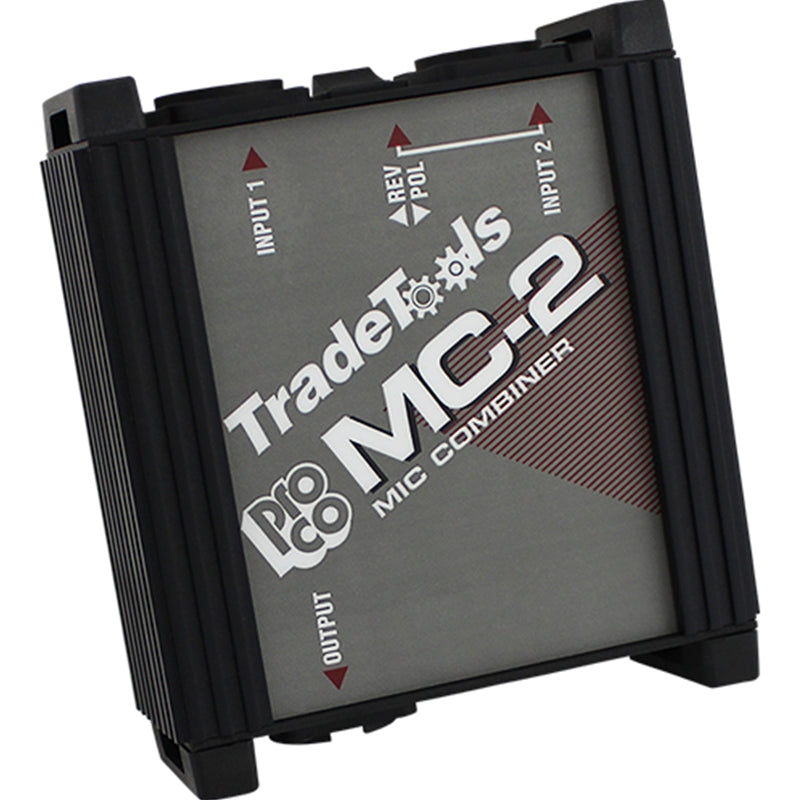 MC-2, ProCo Mic Combiner for 2 Low-Z XLR Microphones
