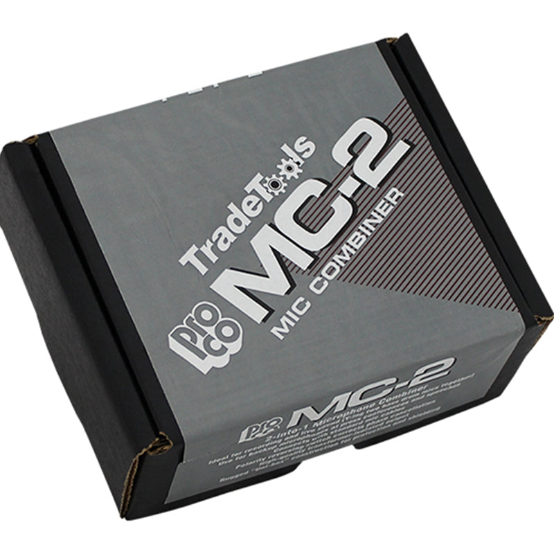MC-2, ProCo Mic Combiner for 2 Low-Z XLR Microphones