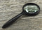 3" Diameter 3x Magnifier, Glass Lens Curved Handle Hand Held Magnifier