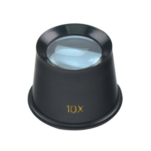 22mm Diameter 10x Magnifier, Alum Eye Loupe, Glass Lens