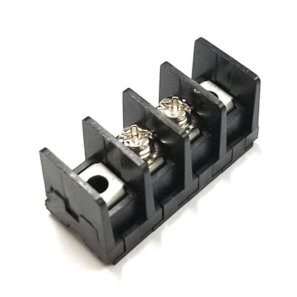 Sato Parts # ML-40-S3EXF-2P, 2 Position Screw Terminal Barrier Block ~ 10A @ 250V