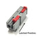 Sato Parts # ML-7000-R ~ RED Button, Single Screwless Side Stackable Terminal Block