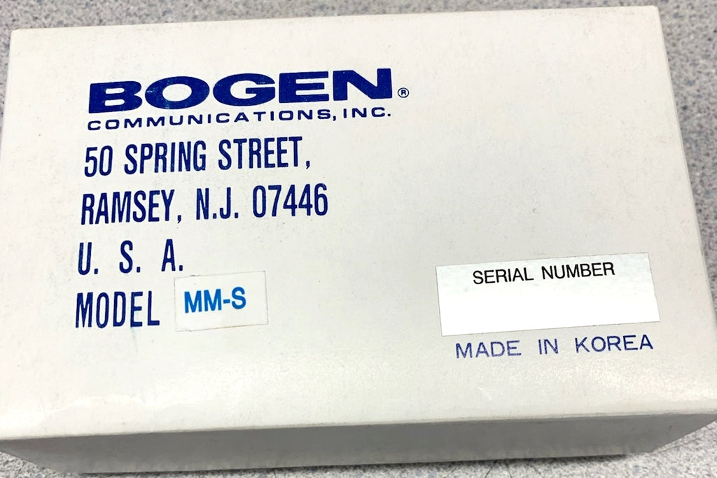 Bogen MMS Low Impedance Microphone Preamplifier Module for WMA80/160