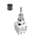 Alcoswitch MPA206R, DPDT ON-(ON), Mini Push Button Switch 6A@125V, 4A@28V DC