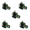 Philmore MS11, 5 Pack of RCA Female Jacks ~ Right Angle PC Board Mount