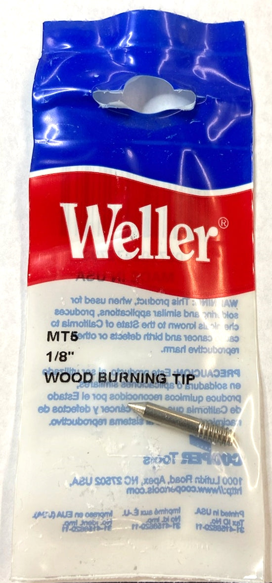 Weller MT5 1/8''3mm Conical WoodBurning Solder Tip for SP23 and SP23D Irons