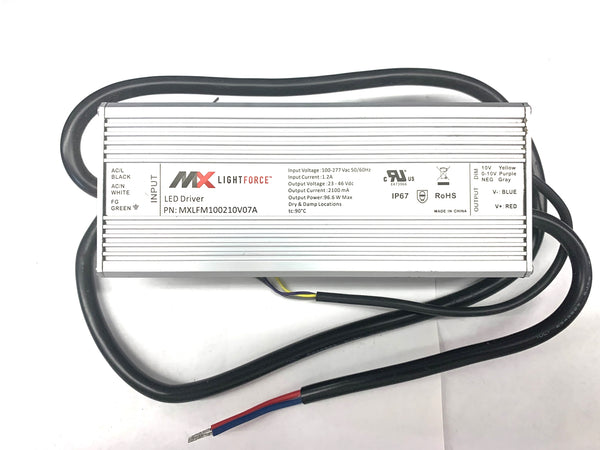 MXLFM100210V07A, 23-46V DC Constant Current LED Driver ~ 2,100mA