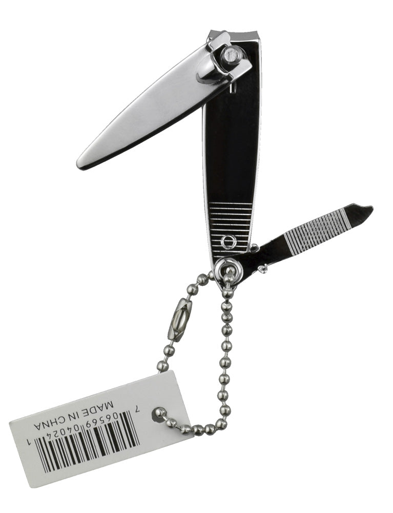 2" Finger Nail Clippers With Nail File & Cleaner