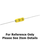 NPA10M25, NTE 10uF @ 25V Non Polarized Axial Leaded Electrolytic Capacitor