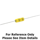NPA.47M63, NTE 0.47uF @ 63V Non Polarized Axial Leaded Electrolytic Capacitor