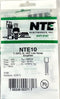 NTE10, 70mA @ 25V NPN Lo-Noise UHF Transistor 400mW @ 4.5GHz ~ TO-92 (ECG10)